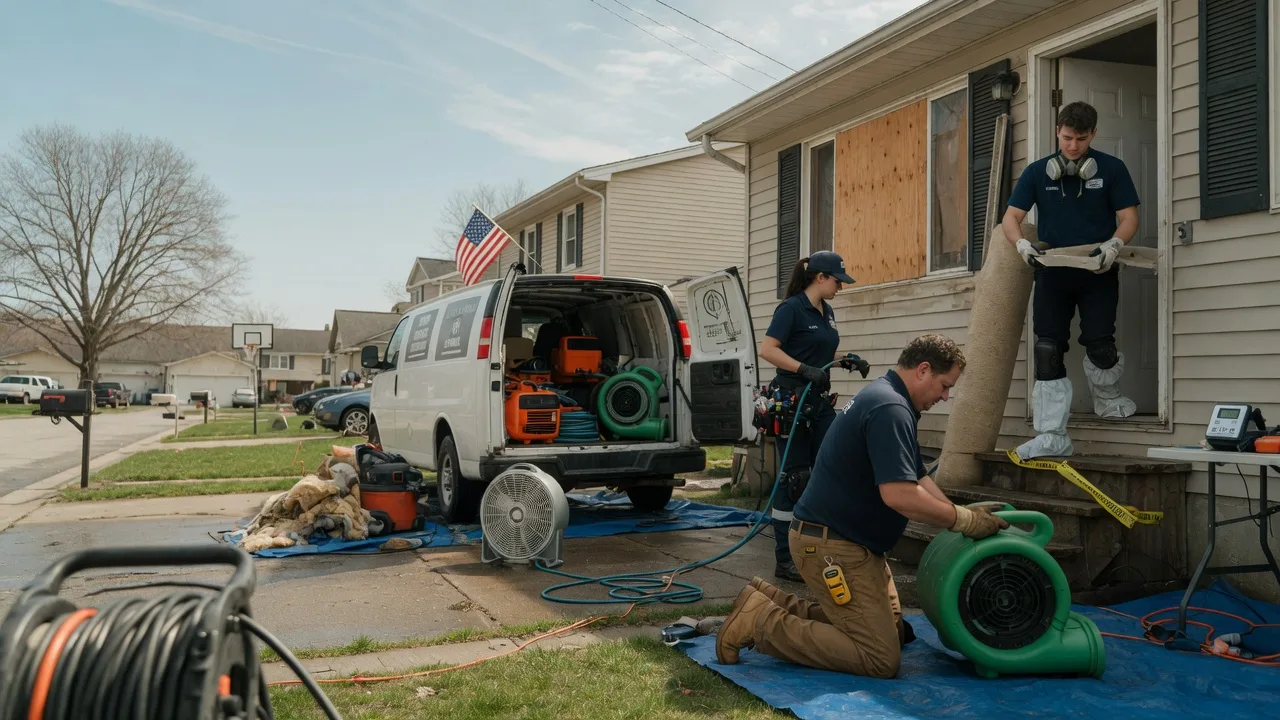 Water Damage Restoration in Platteville, WI near me